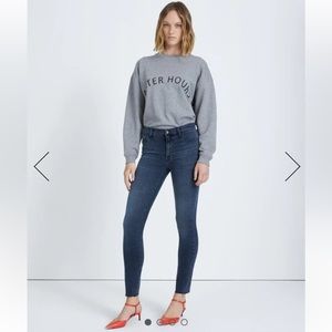 NWT 7 For All Mankind Slim Illusion High Waist Super Skinny Ankle Jeans 7U018C51